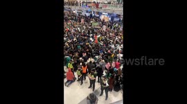 UK: Hundreds Of Pro-Palestine Protesters Call For Ceasefire At Liverpool Street Station 3
