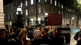 Emergency protest for Palestine during Vice President Kamala Harris' visit to 10 Downing Street