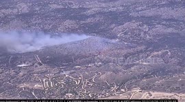 Timelapse footage shows massive Highland Fire razing southern California