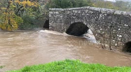 UK weather: Storm Ciarán brings 80mph winds and heavy rain to Devon.