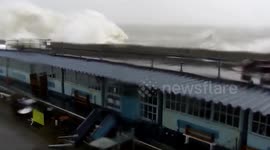 Storm Ciaran brings 70mph winds to Folkestone as south coast battered by bad weather