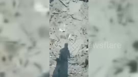 Israel hit residential square in the middle of the Bureij camp