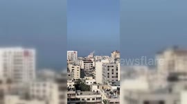 Israel Bombs Central Gaza Office Block