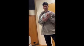 Young uncle floored hearing newborn nephew is named after him in emotional video