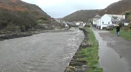 Storm water from storm Ciaran is poring down the stream at Boscastle, not quite as bad as 20 years ago but is worrying all the same, hard to believe it nearly 20 years ago already 3