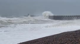 France: Storm Ciaran With Record-Breaking Winds, Bringing High Waves To Atlantic Coast
