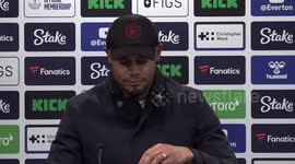 Everton 3-0 Burnley: Vincent Kompany post-match press conference