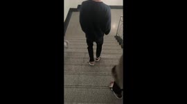Staircase Skating: Chinese University Students Demonstrate Efficient Descent