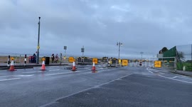 South coast battered by Storm Ciaran in Portsmouth, UK
