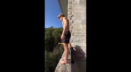 Lucien Charlon sets new world record in Dods Diving: 36.5 meters of adrenaline