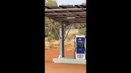 Backup Diesel Generator Supports Electric Chargers