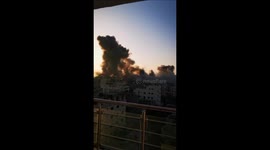 Missiles explode in vicinity of Gaza's Al-Quds Hospital