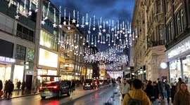 Christmas Lights switched on in London’s famous Oxford Street
