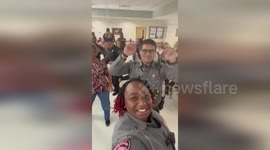 Heartwarming Video Shows Conyers Police Officers Dancing with Seniors at Senior Ball in GA, USA