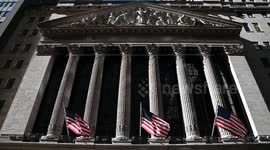 Wall Street In Step With Economic Growth in New York, NY, USA