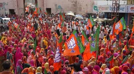 BJP candidate files nomination for Rajasthan Assembly Elections
