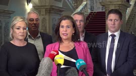 Israeli ambassador’s position is ‘now untenable’, says Sinn Fein leader in Belfast, UK