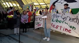 Free Palestine March in Surrey, BC, Canada