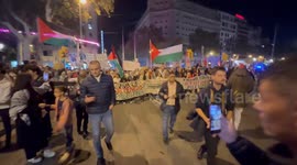 Palestine Rally in Barcelona