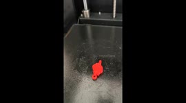 I crafted a cleverly articulated keychain, meant to surprise my friends with a witty and amusing middle finger gesture