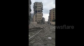 Devastation In Gaza After Israeli Air Raid