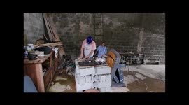 Using An Angle Grinder to Cut a Pizza