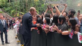 William receives warm welcome in Singapore