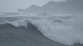 Spain: Storm Domingos Brings Strong Winds, High Waves To Northwestern Regions