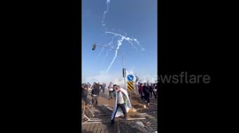 Police use tear gas against pro-Palestinian protesters trying to storm America's Incirlik Air Base in Turkey