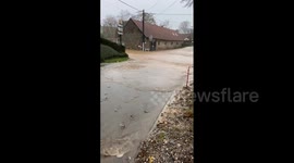 France: Severe Rains Flood Pas-De-Calais, Orange Alert Raised