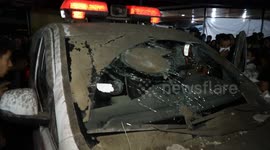 Dead and wounded arrive at Al-Shifa Hospital in another night of chaos and trauma