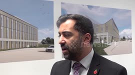 Humza Yousaf discusses pro-Palestine marches in Dundee, UK