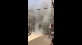 Attack in Al Amal neighborhood in Khan Yunis