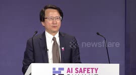 Wu Zhaohui speaks at opening day of AI Safety Summit in Bletchley, UK