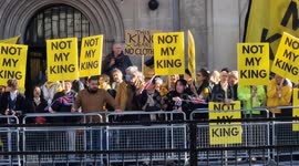 Republic activists stage anti-monachy protest as King Charles attends State Opening of Parliament