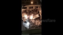 Gym collapses due to snowfall in northeast China leaving 3 trapped