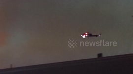 US: Massive Fire Engulfs Historic Hangar In Tustin, California 2