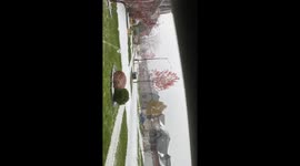 Crazy November Hail Storm, Paris, ON!