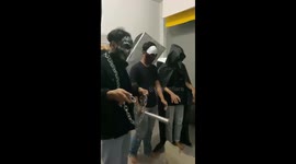 Sleeping friend gets spooked in hilarious prank video
