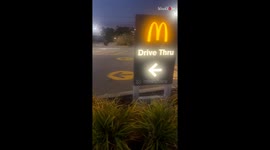 Mini Michael Myers strives to spook out people at McDonald's