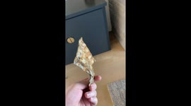 Pup Afraid To Eat His Treat