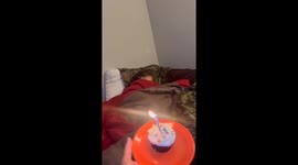 Parents wake up their baby to wish him his first birthday *Heartwarming Reaction*