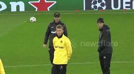 Young Boys prepare to take on Manchester City in Manchester, UK