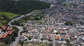 Visão Aerea do bairro Jardim Sidiney Pirituba São Paulo Brasil