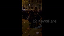 Spain: Anti-Gov’t Protesters Clash With Police Second Night In Row In Madrid 2