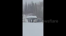 US: Cold Front Moves Through Northern Utah, Bringing Mountain Snow