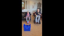 Dutch social worker aims to get elderly care home residents active through power of play