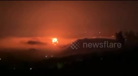 Israeli Planes Pound Hezbollah Targets In Lebanon