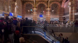 Netherlands: Pro-Palestine Protesters Hold Sit-In At Amsterdam Centraal Station 7
