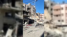 Aftermath of The Israeli Bombardment Of Shujaiya Neighborhood in Gaza City